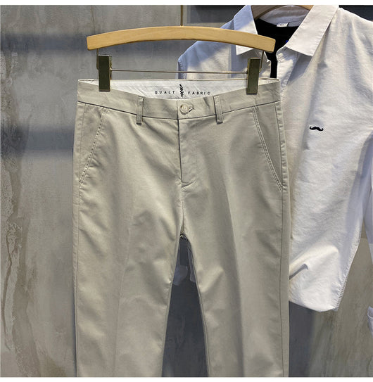 Pantalones Retro Estilo Coreano Ajustados de Algodón Versátil - Image 20