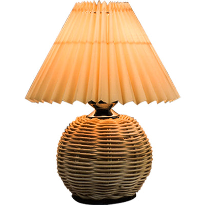 Lámpara de Mesita de Noche con Pliegues - Iluminación Elegante para tu Dormitorio - Image 6