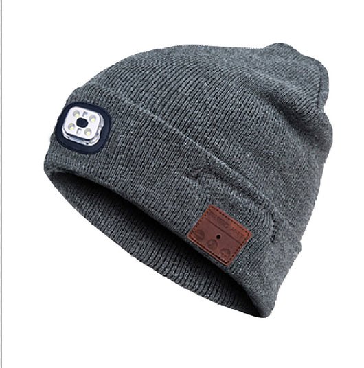 Gorro Tejido Bluetooth con Luz LED para Correr y Pescar de Noche - Image 3