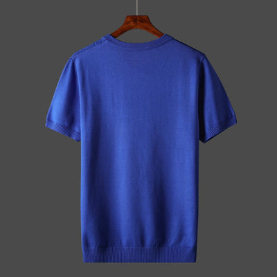 Camiseta Casual Slim Fit Cuello Redondo Hombre - Image 13
