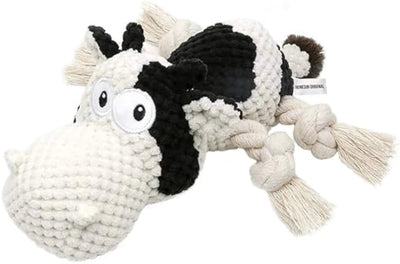 Juguete para Perros de Peluche Chirriante - Juguete Masticable Duradero para Perros Pequeños, Medianos y Grandes