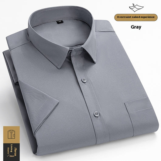 Camisa Manga Corta Elástica Ice Silk para Hombre - Image 10