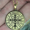 Round Brand O-shaped Necklace Pendant Dorado With chain