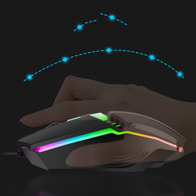 Ratón Gaming USB con Iluminación LED para Competencia - Image 9