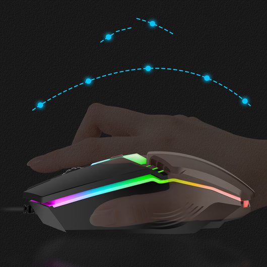 Ratón Gaming USB con Iluminación LED para Competencia - Image 9