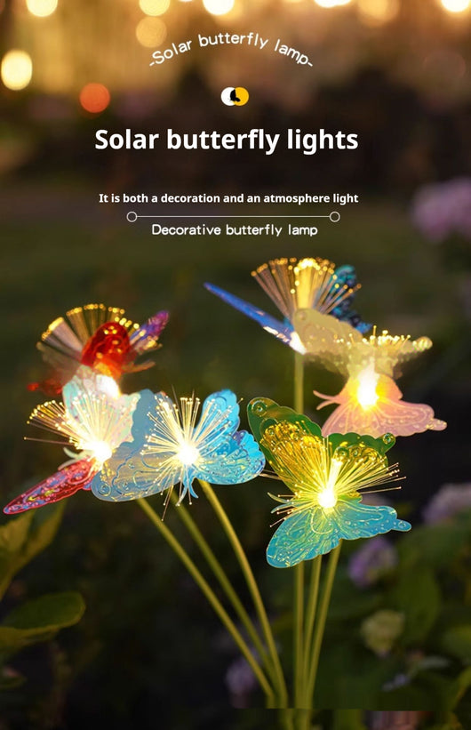 Lámpara Solar de Fibra Óptica Multicolor para Exteriores - Image 15