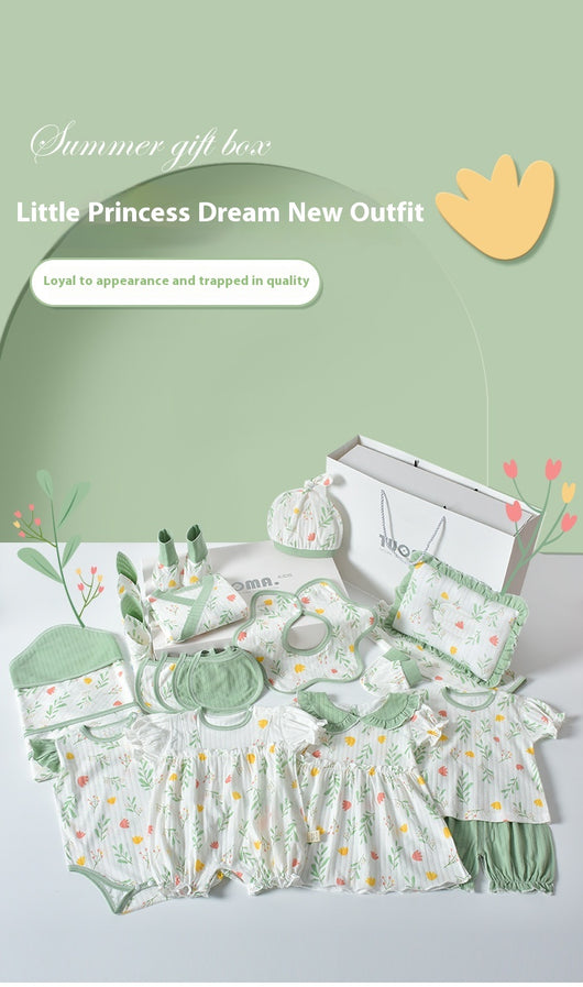 Conjunto de Ropa para Bebé Recién Nacido - Caja Regalo Verano Tela Ligera - Image 22