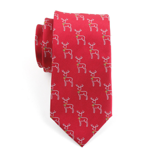 Corbata Navideña de Poliéster y Seda para Hombre - Image 4