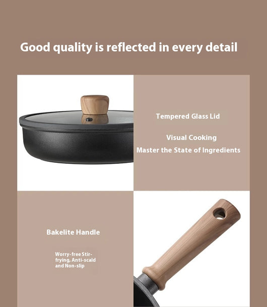 Sartén Antiadherente Titanio Wok Ligero Inducción - Cocina Profesional en Casa - Image 16