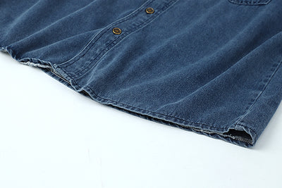 Chaqueta Denim Retro Suelta para Mujer - Diseño Moderno de Manga Larga - Image 17