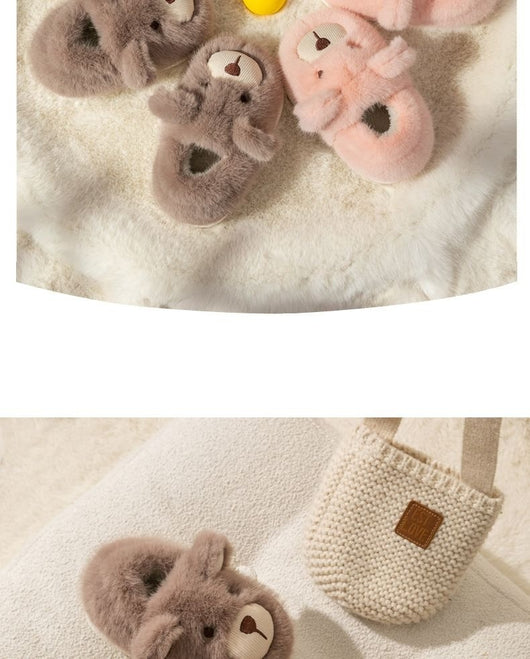 Pantuflas de Algodón Cálidas con Talón Reforzado para Niños y Niñas - Image 23