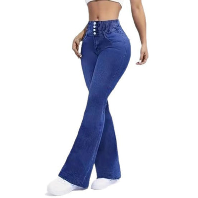 Leggings Acampanados con Estampa Digital y Efecto Denim - Image 5
