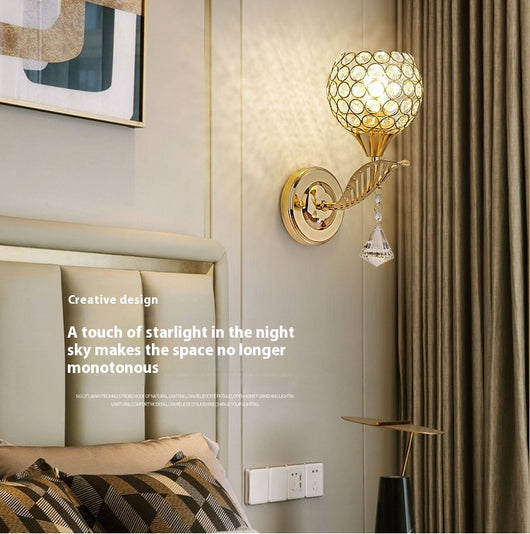 Lámpara de Pared LED Cristal Diseño Minimalista para Sala - Image 12