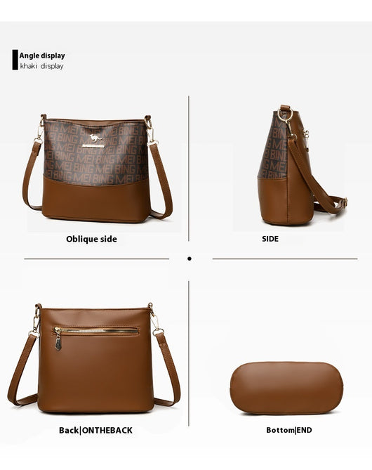 Bolso Mensajero de Cuero Suave Retro - Versátil y Elegante - Image 20