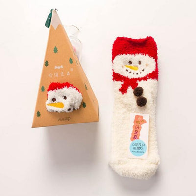 Calcetines Navideños de Mujer con Forro de Felpa - Image 52