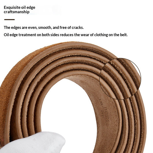 Cinturón de Gamuza Vintage con Hebilla de Pasador - Resistente y Versátil para Hombre - Image 18