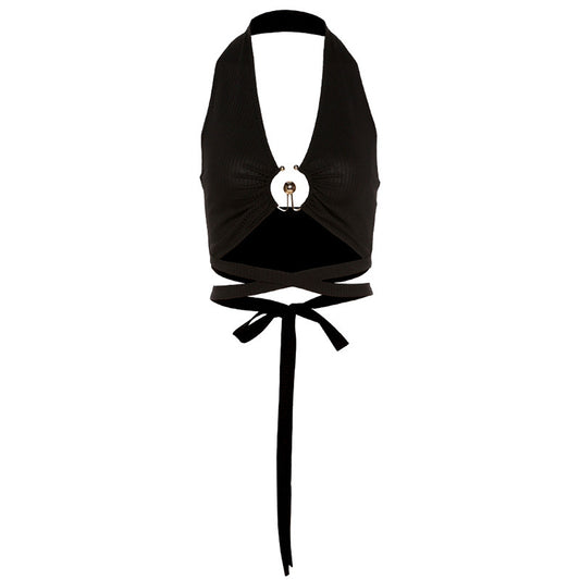 Top Halter Hueco Sexy para Mujer - Image 2