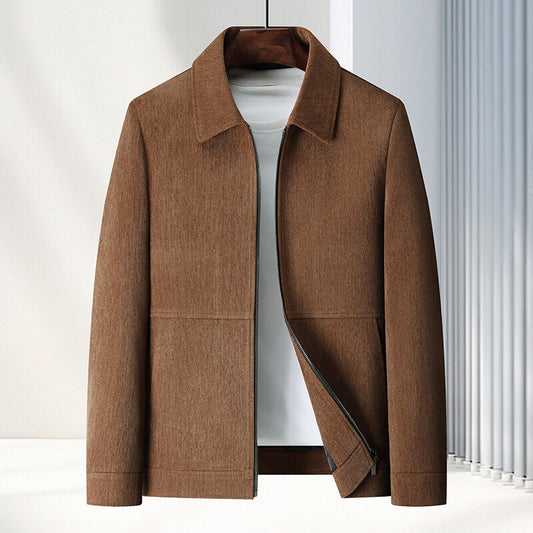 Saco Casual de Solapa para Hombre Maduro - Image 2