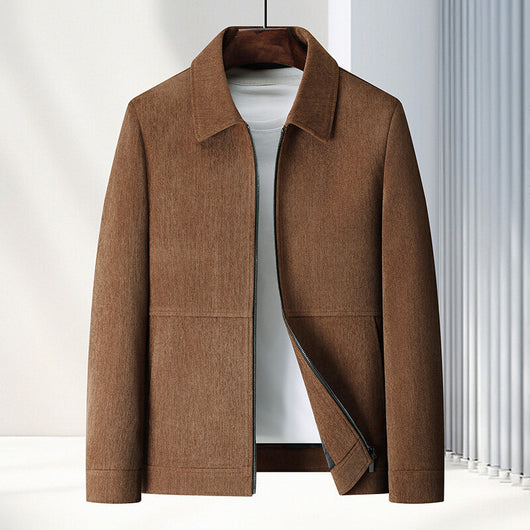 Saco Casual de Solapa para Hombre Maduro - Image 2