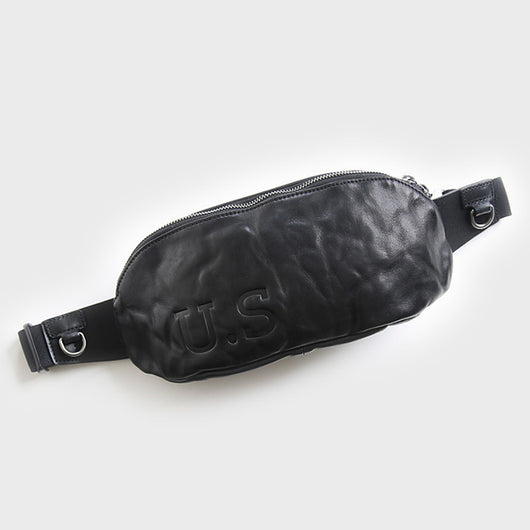 Bolso de Cuero Vintage para Hombre - Bandolera Pecho Efecto Envejecido - Image 5