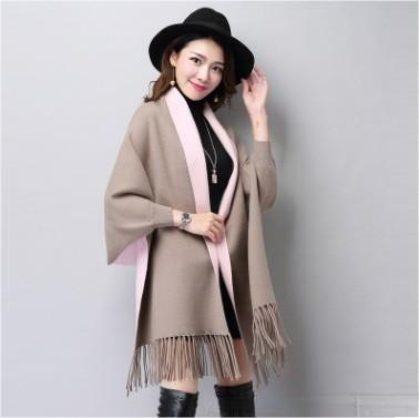 Cárdigan Capa con Flecos para Mujer - Suéter Abrigo Elegante - Image 2