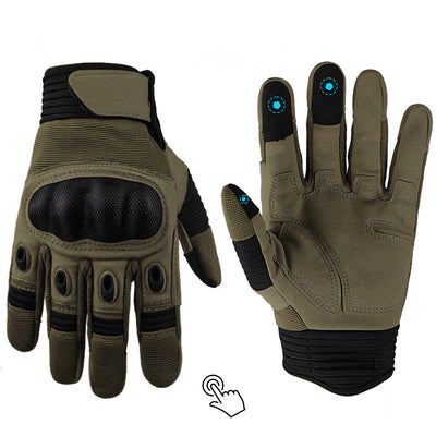 Guantes Tácticos Motociclista con Pantalla Táctil y Dedos Completos - Image 2