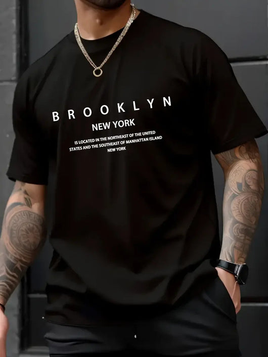 Playera Clásica para Hombre con Diseño Estampado de Manga Corta - Image 15