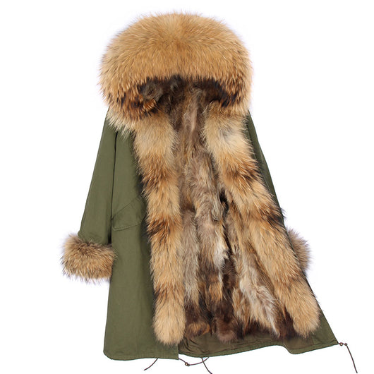 Abrigo Largo de Lana con Cuello para Invierno - Image 12