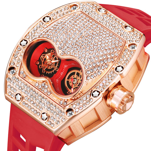 Reloj de Cuarzo para Hombre con Diamante y Personalidad Fashion - Image 15
