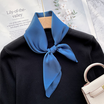 Pañuelo de Seda Elegante Retro para Primavera y Otoño - Image 7