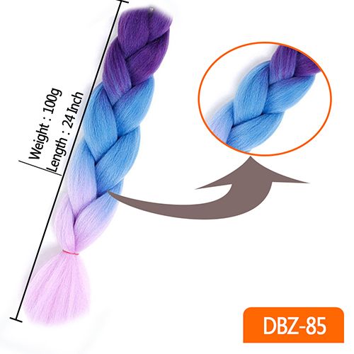 Cuerda Trenzada Desordenada para Peinados y Extensiones - Image 12