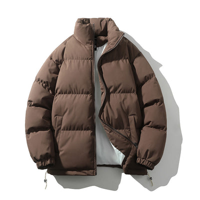Chaqueta Acolchada de Plumas para Hombre con Cuello Alto - Image 15