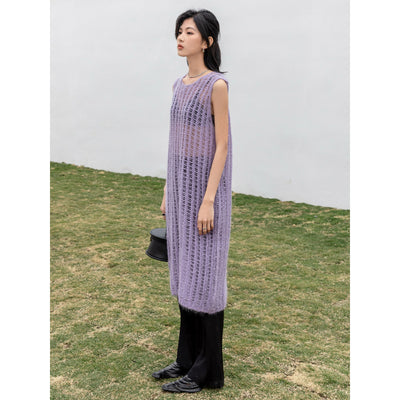 Suéter Hueco de Cuello Redondo para Mujer - Diseño Moderno - Image 15