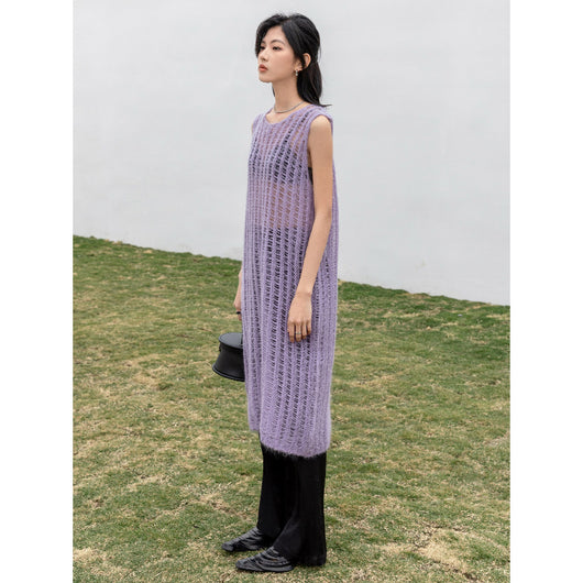 Suéter Hueco de Cuello Redondo para Mujer - Diseño Moderno - Image 15