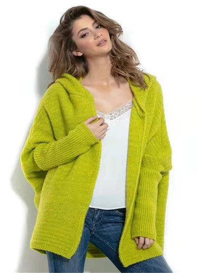 Cardigan Cuello V Temperamento Color Puro - Abrigo Suéter Ejecutivo - Image 7