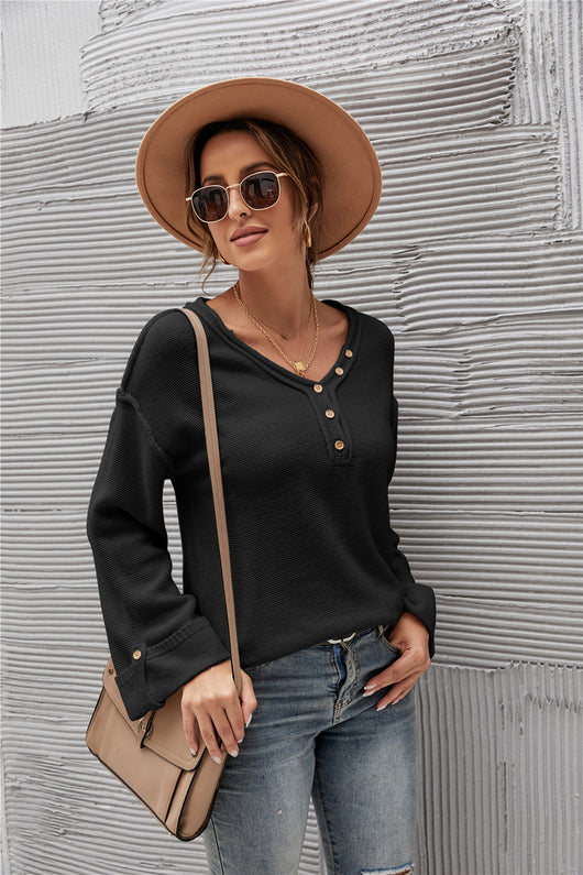 Suéter Pullover de Acrílico Liso para Mujer - Otoño Invierno - Image 10
