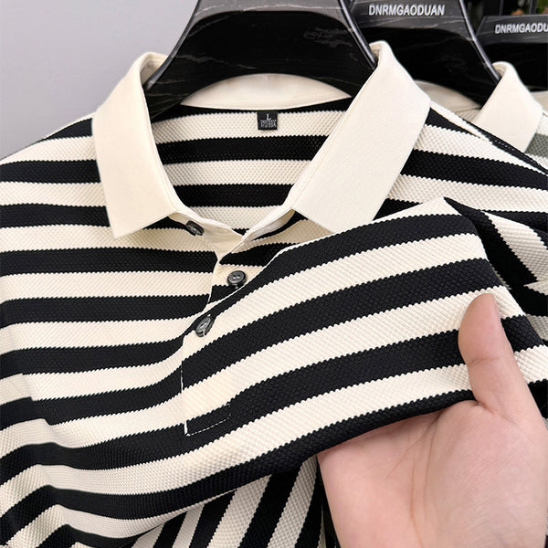 Saco Ejecutivo con Rayas Jacquard Transpirable y Absorbe Humedad