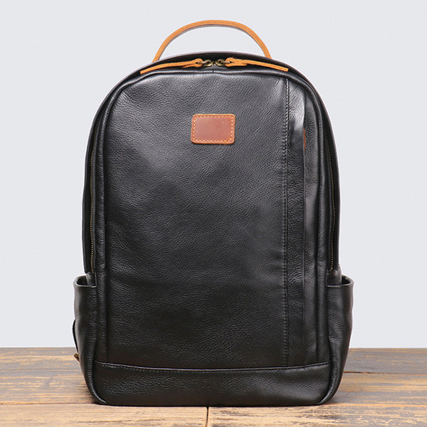 Mochila de Viaje Premium en Cuero Genuino Top Grain para Hombre