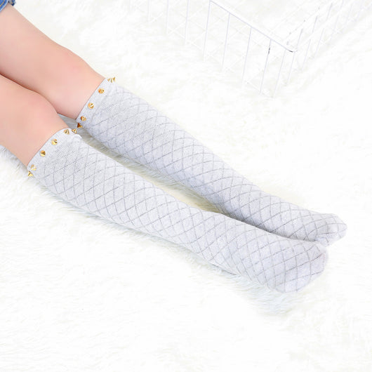 Calcetines de Algodón Peinado con Malla para Niñas - Image 8