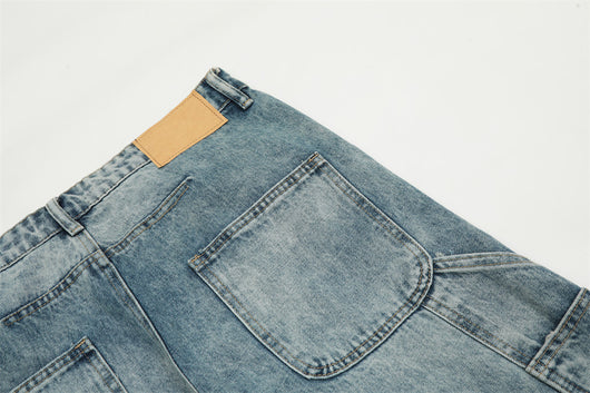 Pantalones Vaqueros Holgados para Hombre - Corte Recto Casual - Image 17