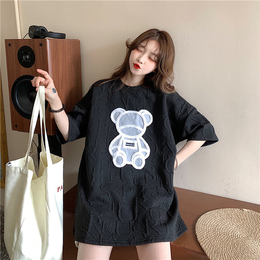 Camiseta Holgada de Manga Corta para Mujer - Image 21