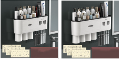 Portacepillos de Pared Premium con Vaso Enjuague Integrado - Image 15