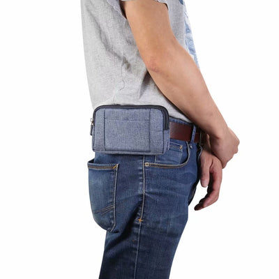 Bolsa de Cintura Denim Profesional Horizontal Unisex - Image 5