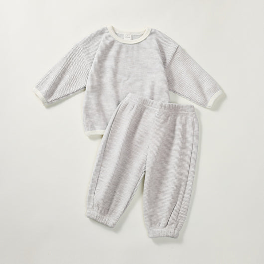 Pijama Infantil de Color Liso - Ropa Cómoda para Casa - Image 10