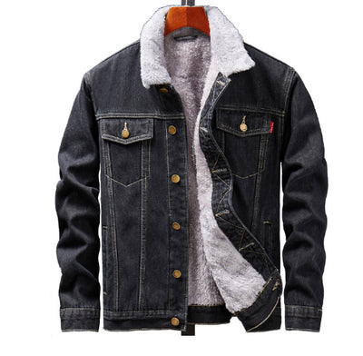 Chaqueta de Mezclilla Plus Terciopelo - Image 8