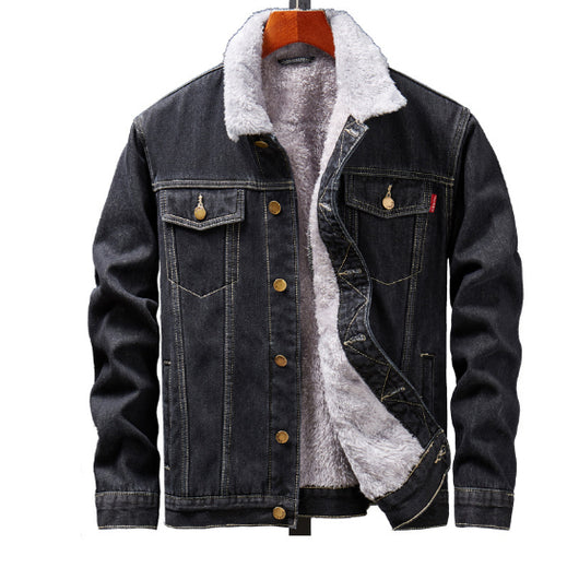 Chaqueta de Mezclilla Plus Terciopelo - Image 8