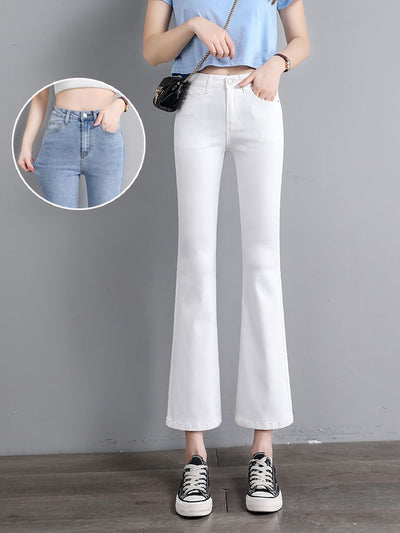 Pantalón Cropped Acampanado Cintura Alta Reductor para Mujer - Image 28