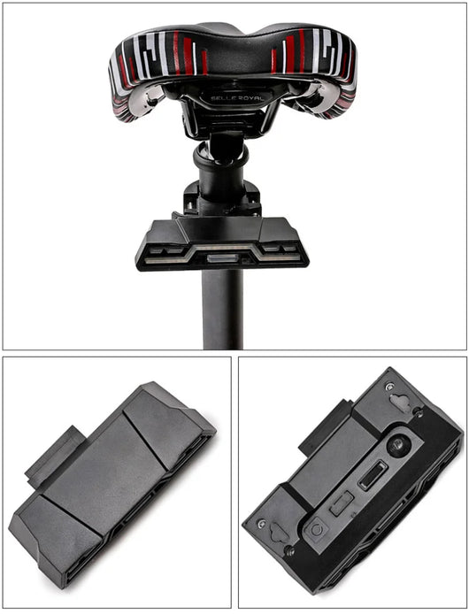 Luz Trasera para Bicicleta USB Recargable - 3 Colores - Image 16