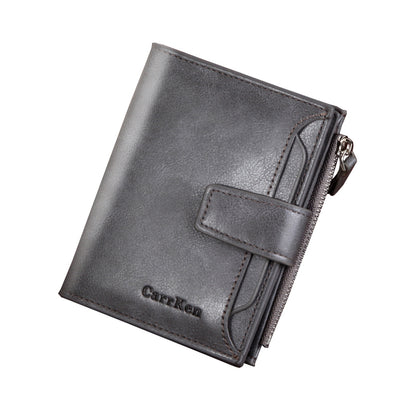 Cartera Corta para Hombre con Botón y Gran Capacidad - Image 4
