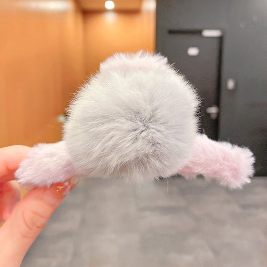 Pinza para Cabello Grande con Bola de Peluche y Estilo Elegante - Image 16